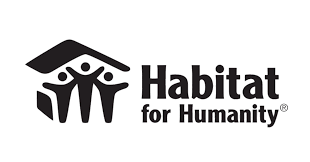 The Habitat for Humanity logo, which shows three stick figure icons representing people.