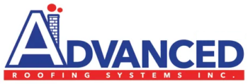 A logo for Advanced Roofing Systems Inc., a roofing company.